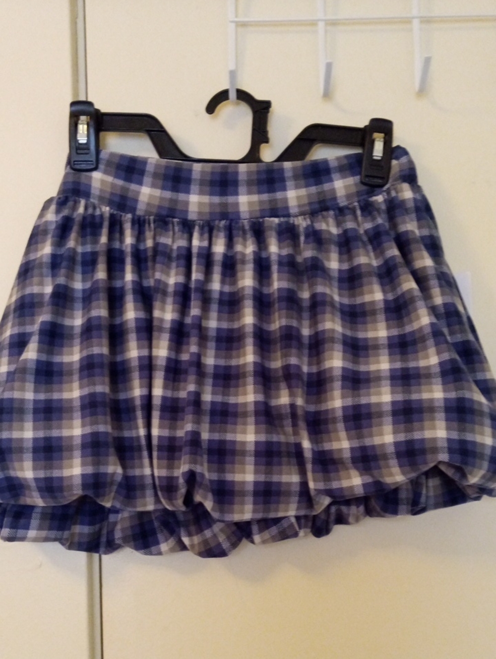Brand New NO COMMENT Plaid Bubble Skirt